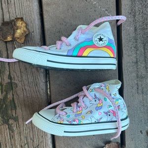 Converse Neon Unicorn Chuck Taylor All Star Shoes Sz 8